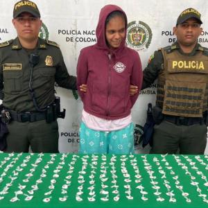 Alias Jhailin, la joven capturada por las autoridades