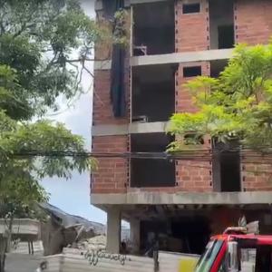 Edificio en el que tuvo lugar la emergencia, presentada en horas de la mañana de este miércoles 12 de julio