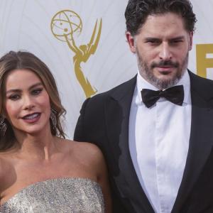Sofía Vergara al lado del actor Joe Manganiello