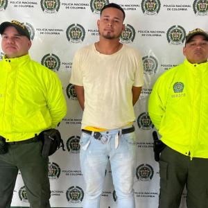 El sujeto capturado por las autoridades