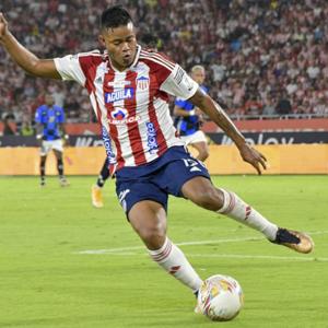 Luis Sandoval durante sus días en Junior, previo a su salida por actos de indisciplina