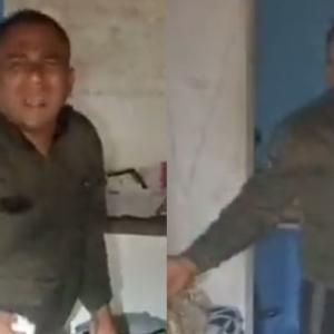 El 'Negro Ober' en su celda tras el allanamiento realizado a la misma en las últimas horas