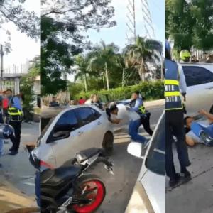 Los instantes del bochornoso enfrentamiento quedaron registrados en video