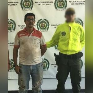Jorge Eliécer Díaz Agámez, padre de alias Castor, en una captura de 2019