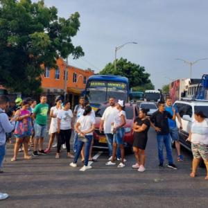 La protesta desarrollada por múltiples horas ante las inconformidades en el servicio de Air-e