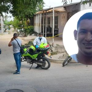 Un vendedor que estaba en el lugar resultó herido.