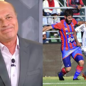 Carlos Antonio Vélez a la izquierda y a la derecha una imagen de 'Cariaco' González disputando un balón
