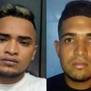 Jhan Carlos Castro De Alba, alias Mello o Mellito, y Sergio Erick Caballero Palacio, los dos fugados.