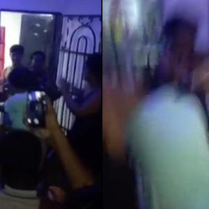 Los momentos en los que se desarrolló el acto de intolerancia