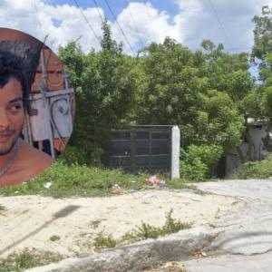 La zona enmontada en la que fue descubierto el cuerpo, en horas de la mañana de este martes. 