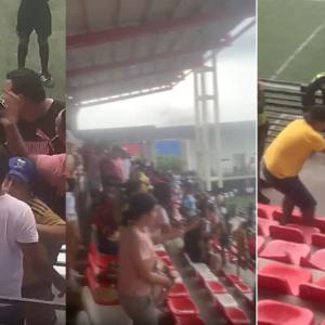 Aspecto del enfrentamiento registrado durante este fin de semana en el escenario deportivo