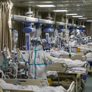 Hospital en India durante la pandemia del covid-19