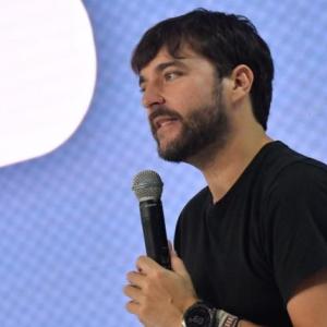 Jaime Pumarejo durante un evento sobre seguridad en la ciudad