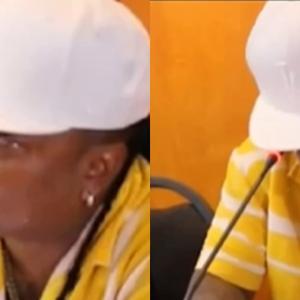 Mr Black al momento de romper en lágrimas