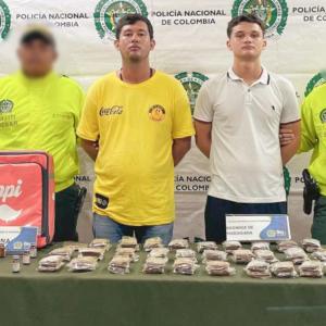 Los dos hermanos utilizaban una maleta de Rappi para transportar los alucinógenos