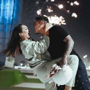 Andrea Valdiri y Felipe Saruma en la Ventana de Campeones de Barranquilla