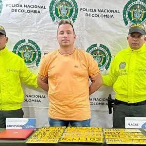 El sujeto capturado por unidades de la Metropolitana de Barranquilla