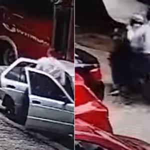 La acción de los criminales quedó grabada en un video que comenzó a circular en redes sociales