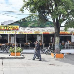 Restaurante La Brasa Sangileña, lugar en el que tuvieron lugar los hechos