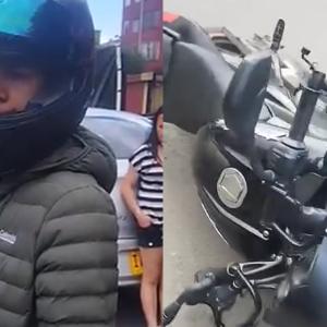 El sujeto y la moto que utiliza para cometer sus crímenes