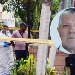 Lugar de los hechos y el cuerpo del hombre fallecido