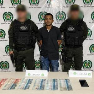 El sujeto capturado por las autoridades