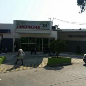 Centro asistencial al que fue conducido el hombre