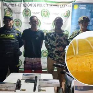 Imagen de contexto y de referencia de los capturados