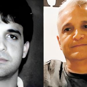 Jaime Saade a la edad en la que fue capturado y en una de las fotos con las que se actualizó su identidad algún tiempo atrás