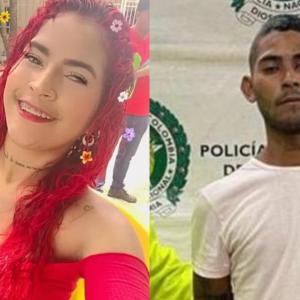 La joven hoy fallecida a la izquierda y quien era su novio a la derecha