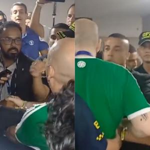 Momentos de la pelea capturados en un video aficionado