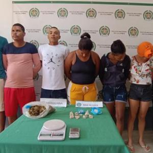 Los capturados hacen parte de  una estructura criminal dedicada a la venta de estupefaciente en Suan, Campo de la Cruz, Candelaria y Manatí