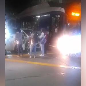 Momento posterior al choque