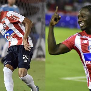 Víctor Cantillo a la izquierda y Yimmi Chará a la derecha