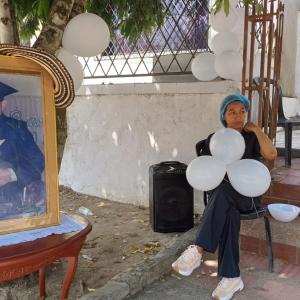 Uno de los homenajes a Lisandro Meza