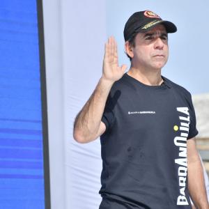 Alejandro Char durante el acto de posesión