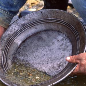 Oro recogido en minas