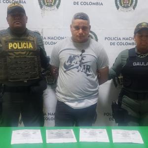 El sujeto capturado por las autoridades