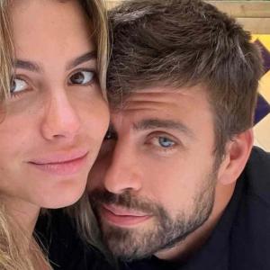 Gerard Piqué y Clara Chía en una de las primeras imágenes tras la confirmación de su relación