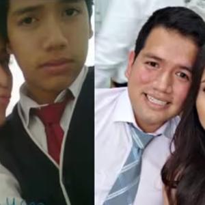 Los casados cuando eran jóvenes y el día de su compromiso