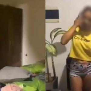 Los dos infieles, de acuerdo con la acusación que se escucha en los videos