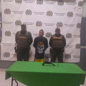 Capturado por la Policía Metropolitana de Barranquilla.
