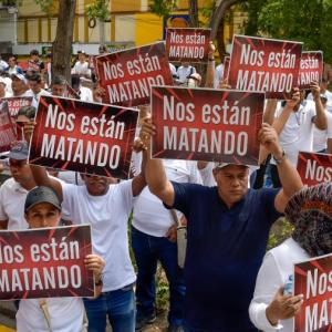 La protesta desarrollada durante esta semana