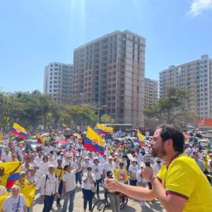 Imagen de la más reciente manifestación en contra del Gobierno