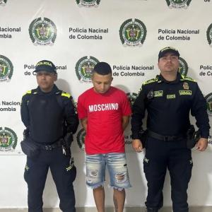 Alias Pinky en el momento de su captura