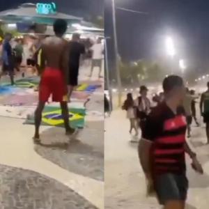 Momento en que la reyerta se desarrolla