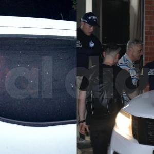 Jaime Saade saliendo del aeropuerto de carga del Ernesto Cortissoz y de Medicina Legal