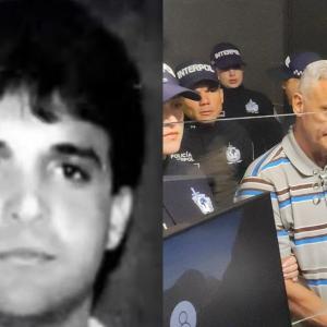 Jaime Saade cuando huyó del país y este jueves, en el día de su arribo a la ciudad