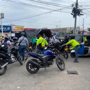 Las motos del operativo