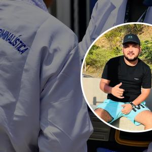 El policía y el procedimiento de la Sijín en el lugar de los hechos